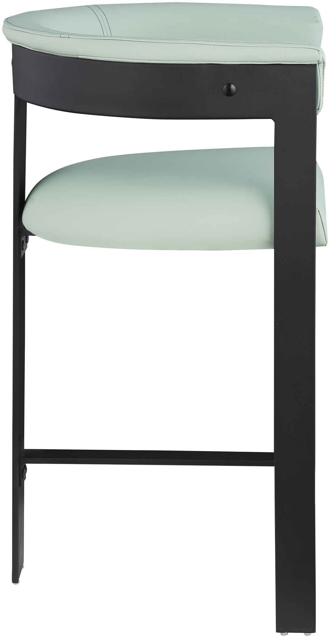 Romeo - Faux Leather Counter Stool With Black Base (Set of 2) - Urban Living Furniture (Los Angeles, CA)