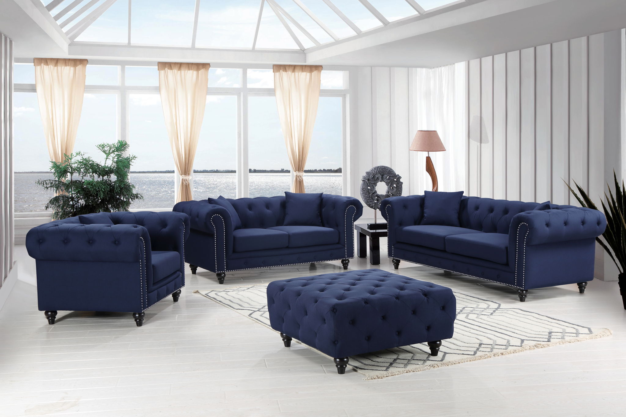 Chesterfield - Ottoman - Urban Living Furniture (Los Angeles, CA)