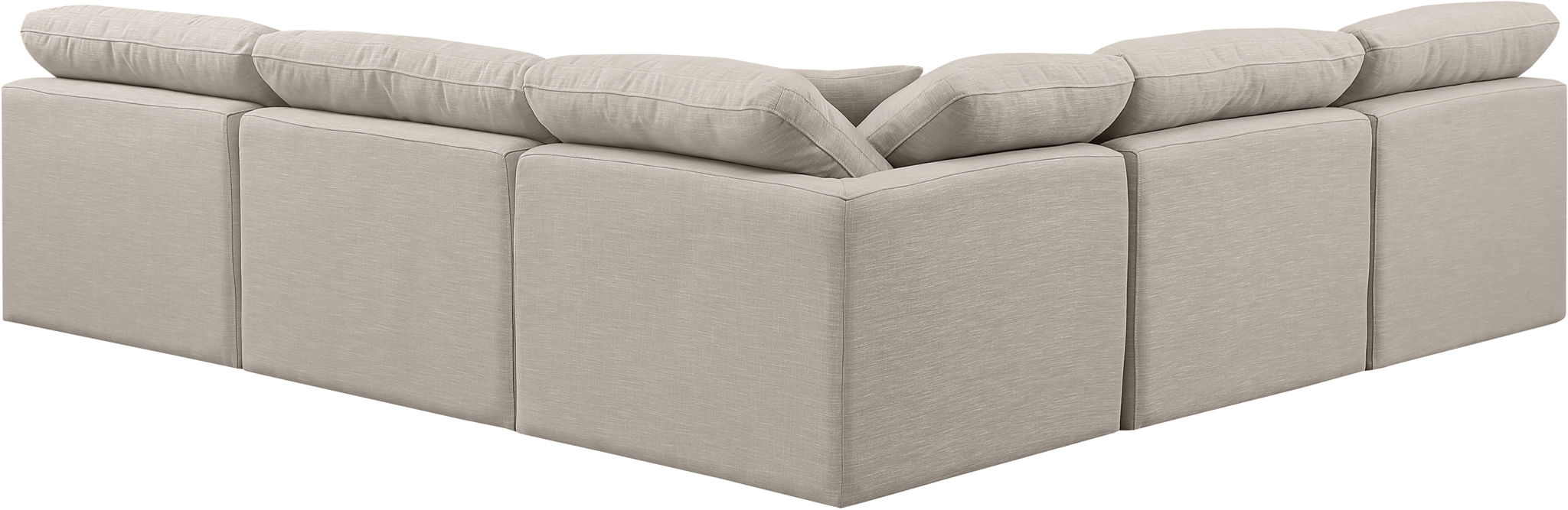 Indulge - Linen 5 Piece Modular Corner Armless Sectional - Urban Living Furniture (Los Angeles, CA)