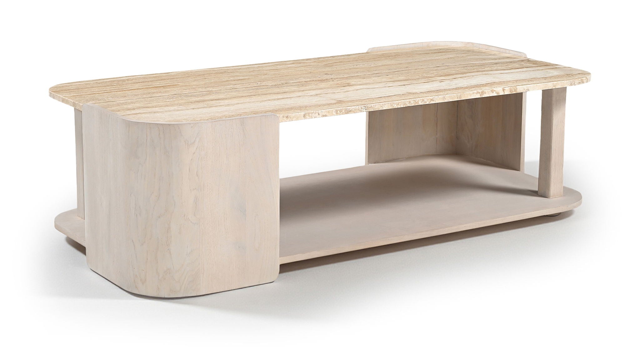 Calabria - Marble And Oak Wood Table - Urban Living Furniture (Los Angeles, CA)