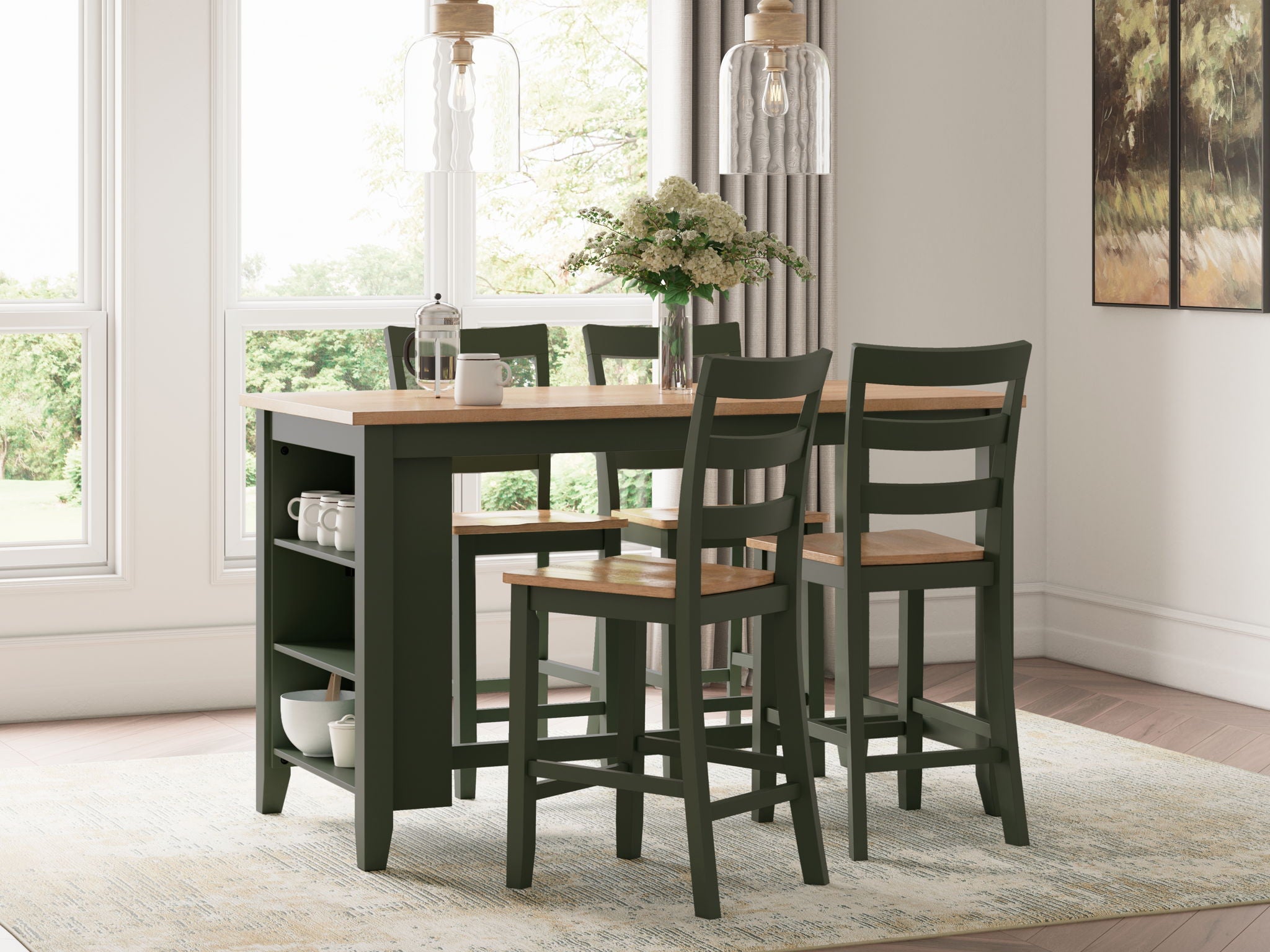 Gesthaven - Rectangular Dining Room Counter Set - Urban Living Furniture (Los Angeles, CA)