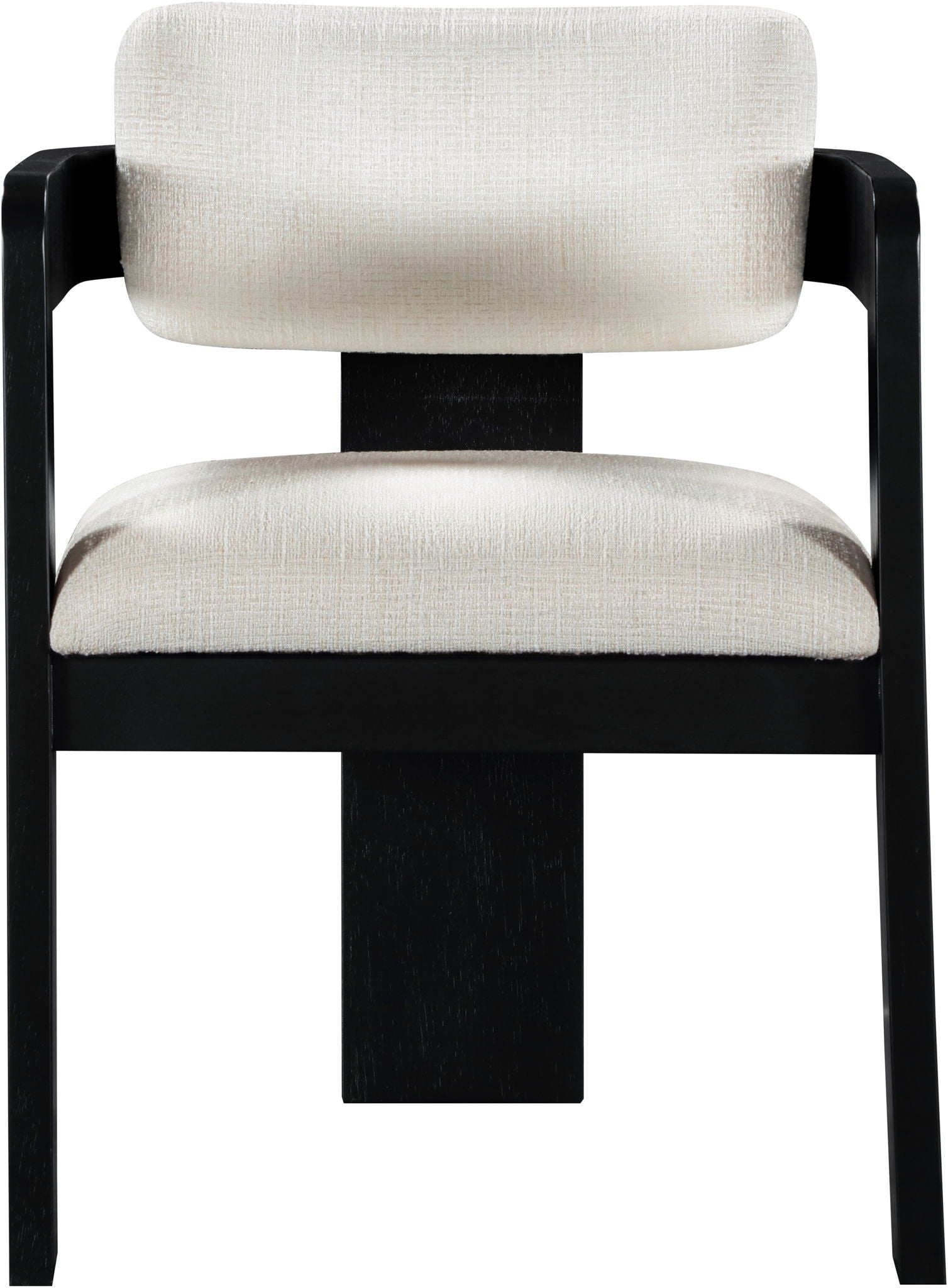 Sacha - Linen Dining Chair With Black Base (Set of 2) - Urban Living Furniture (Los Angeles, CA)