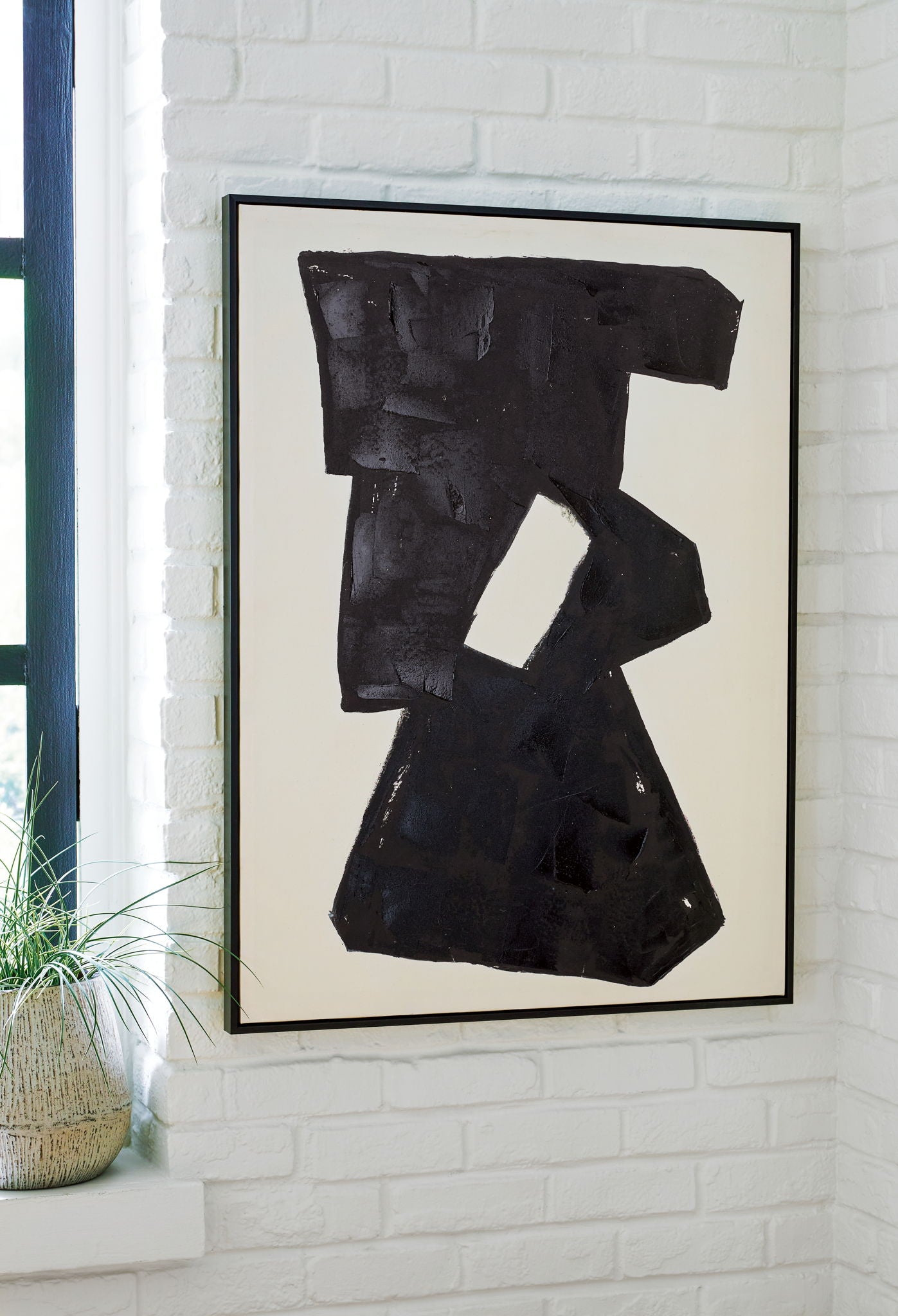 Garviery - Black / Cream - Wall Art - Urban Living Furniture (Los Angeles, CA)