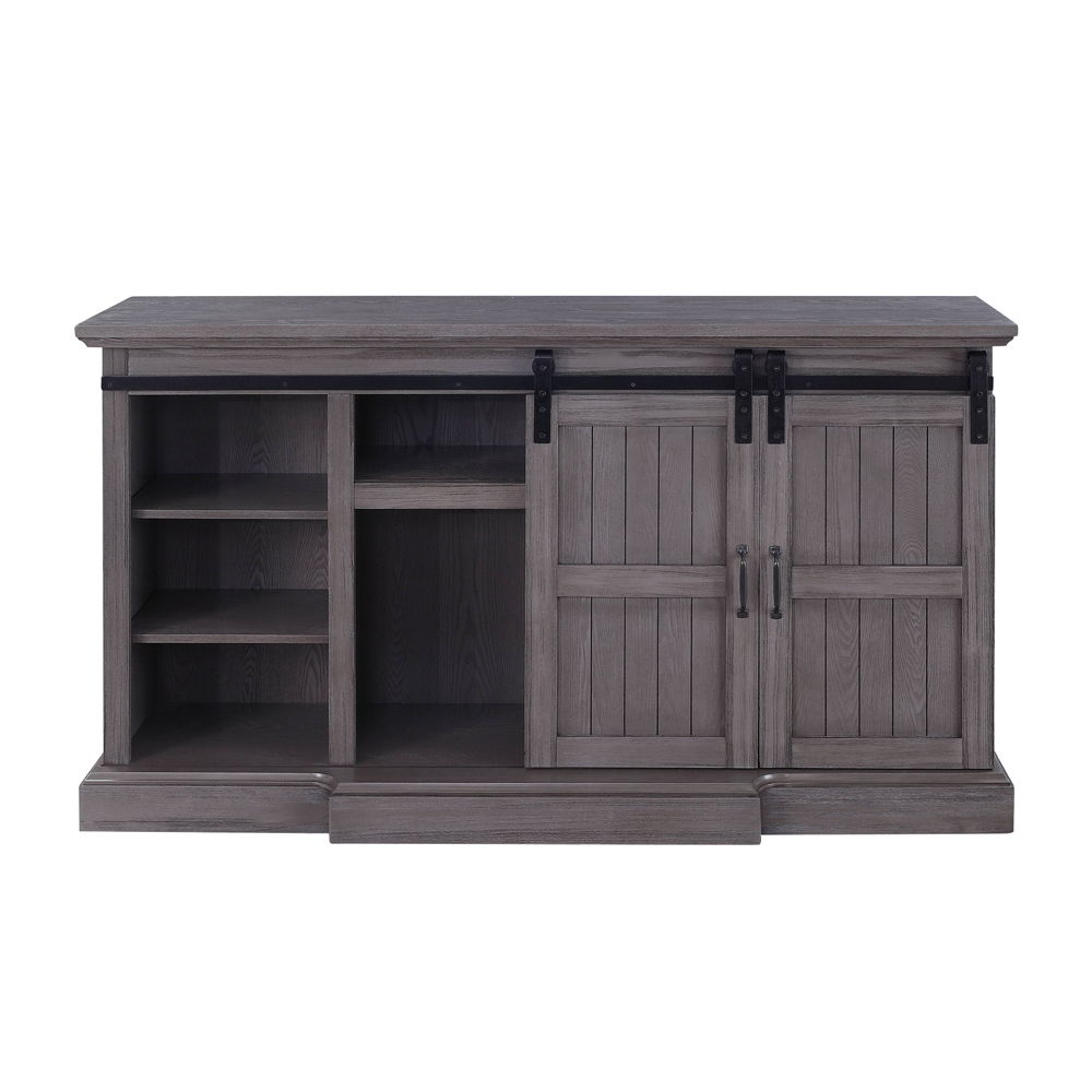 Admon - TV Stand With Fireplace - Gray Oak - Urban Living Furniture (Los Angeles, CA)