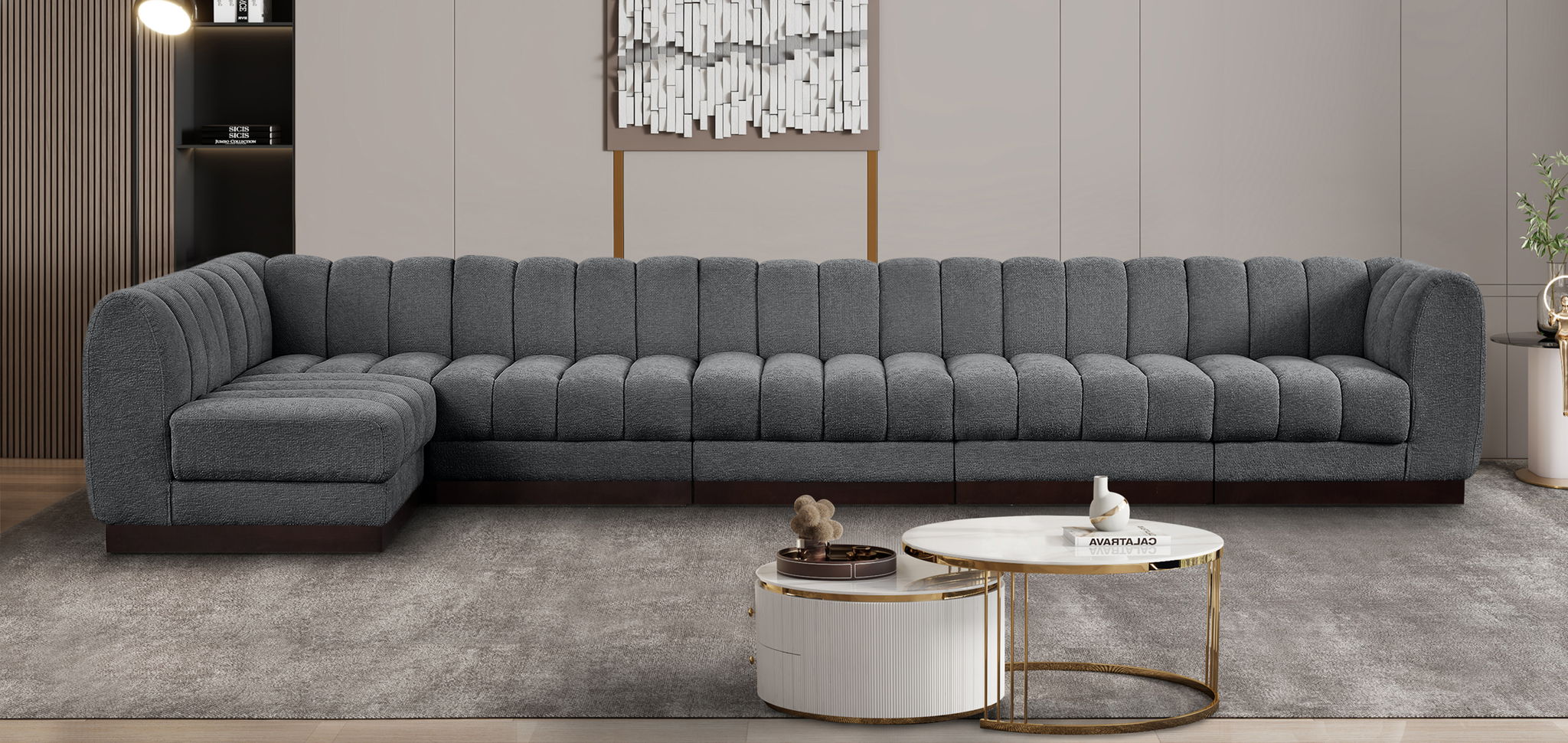 Quinn - 6 Piece Modular Sectional - Urban Living Furniture (Los Angeles, CA)