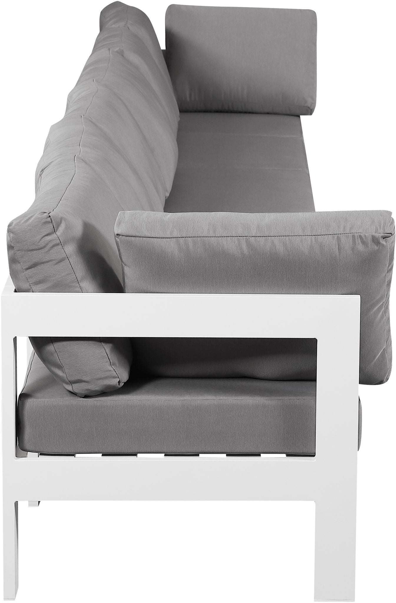 Nizuc - Outdoor Patio 6 Seat Modular Sofa With White Frame - Urban Living Furniture (Los Angeles, CA)