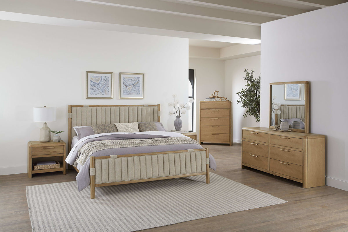Furano - Upholstered Panel Bed
