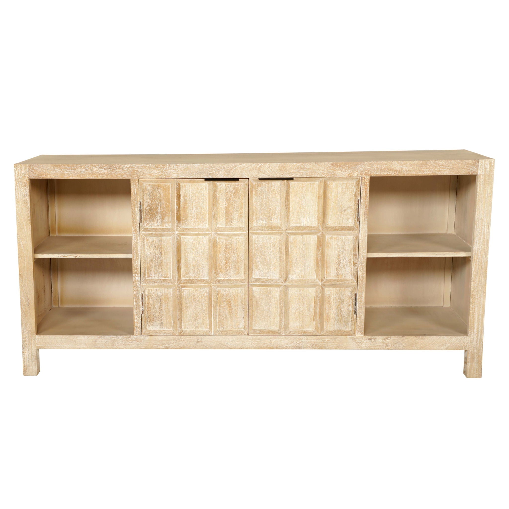 Laguna - 64" Console - Bleached Natural - Urban Living Furniture (Los Angeles, CA)