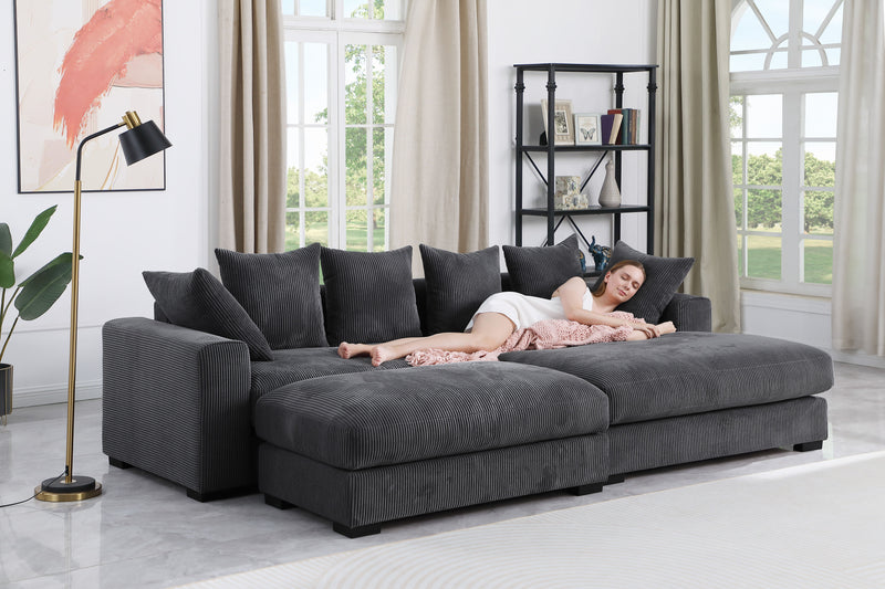 Duke - 4 Piece Upholstered Sectional - Urban Living Furniture (Los Angeles, CA)