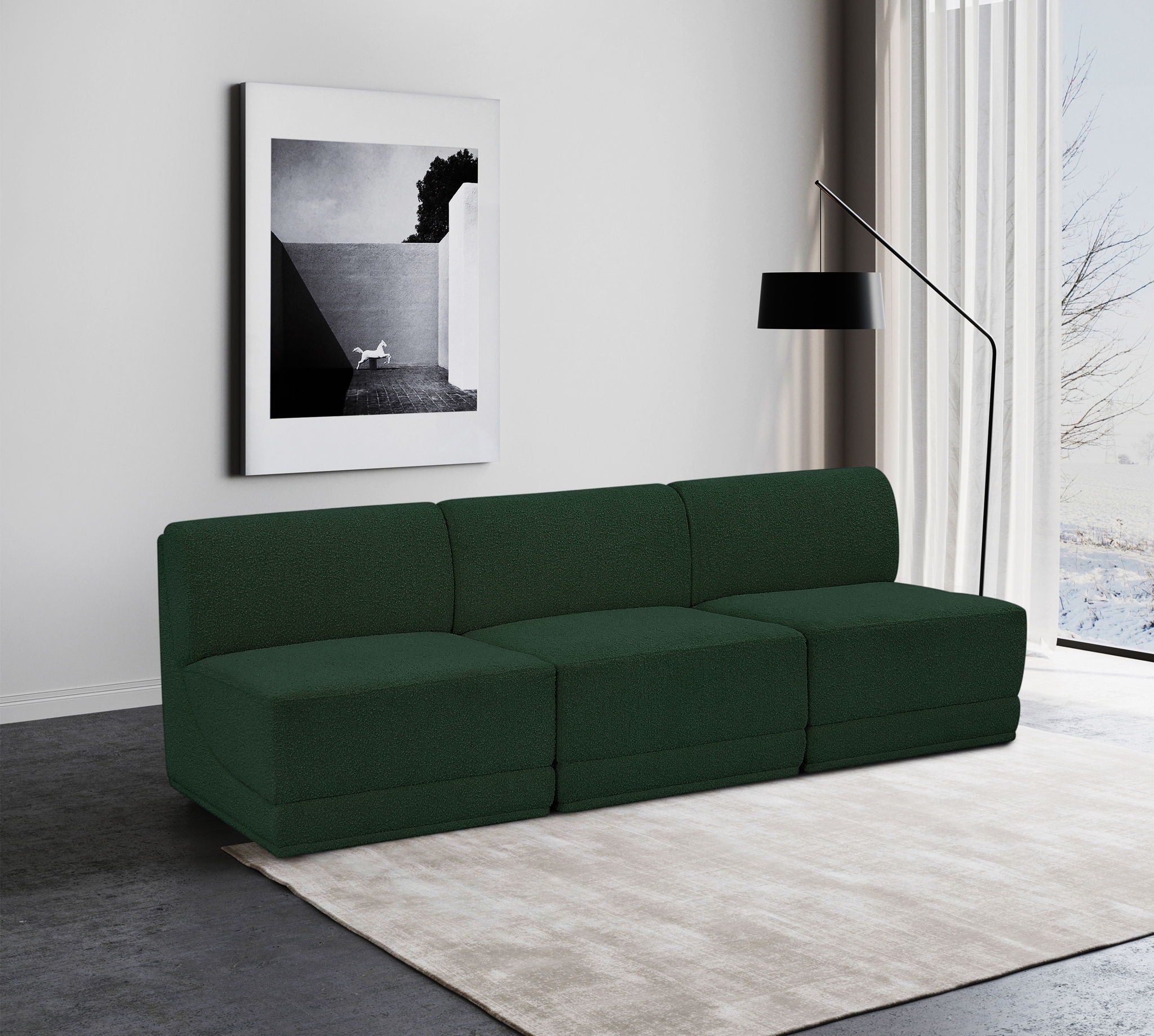 Ollie - 3 Seat Armless Modular Sofa - Urban Living Furniture (Los Angeles, CA)