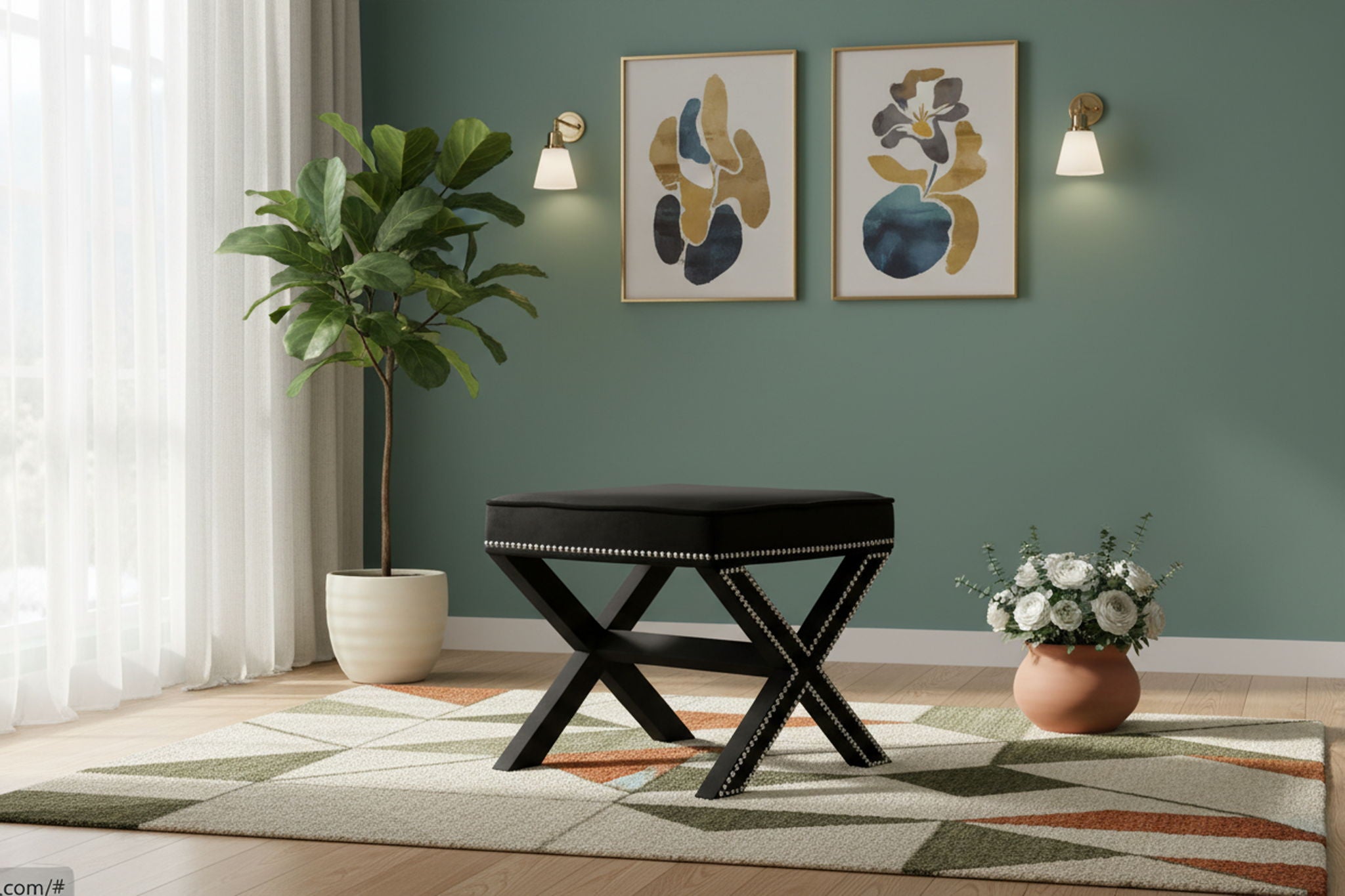 Nixon - Bench Ottoman - Urban Living Furniture (Los Angeles, CA)
