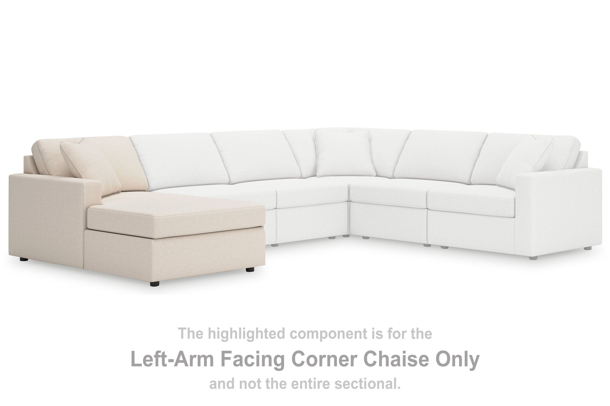 Modmax - Oyster - Sectional - Urban Living Furniture (Los Angeles, CA)