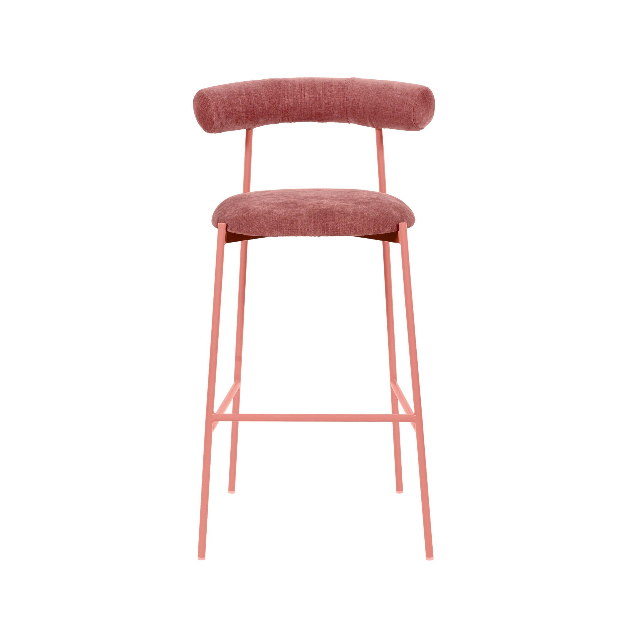 Liliana - Velvet Bar Stool - Urban Living Furniture (Los Angeles, CA)