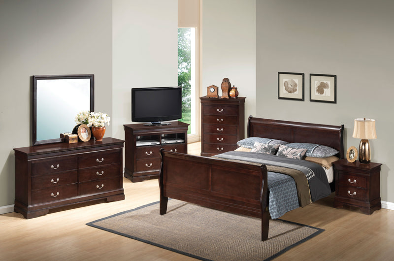 Panel Sleigh Bed - Urban Living Furniture (Los Angeles, CA)