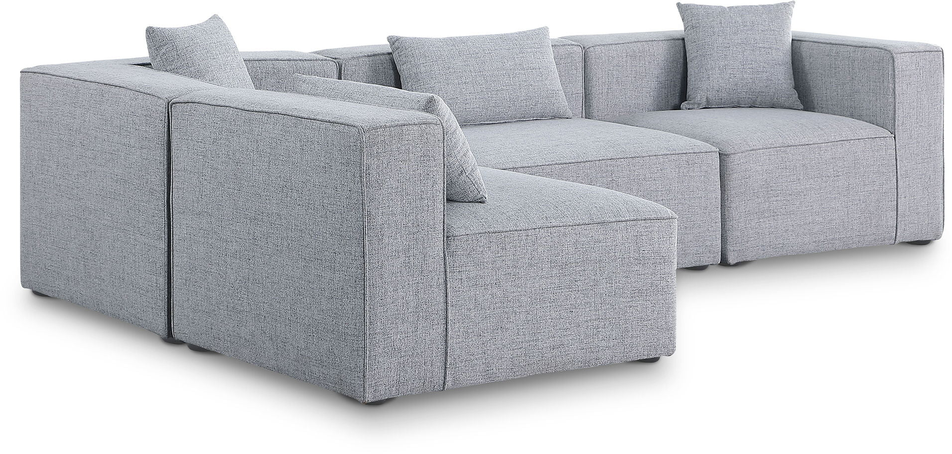Cube - Linen 4 Piece Modular Corner Sectional - Urban Living Furniture (Los Angeles, CA)