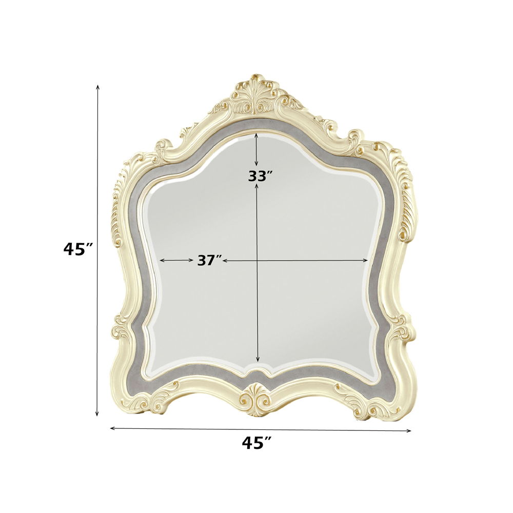 Chantelle - Mirror - Pearl White Finish - Urban Living Furniture (Los Angeles, CA)