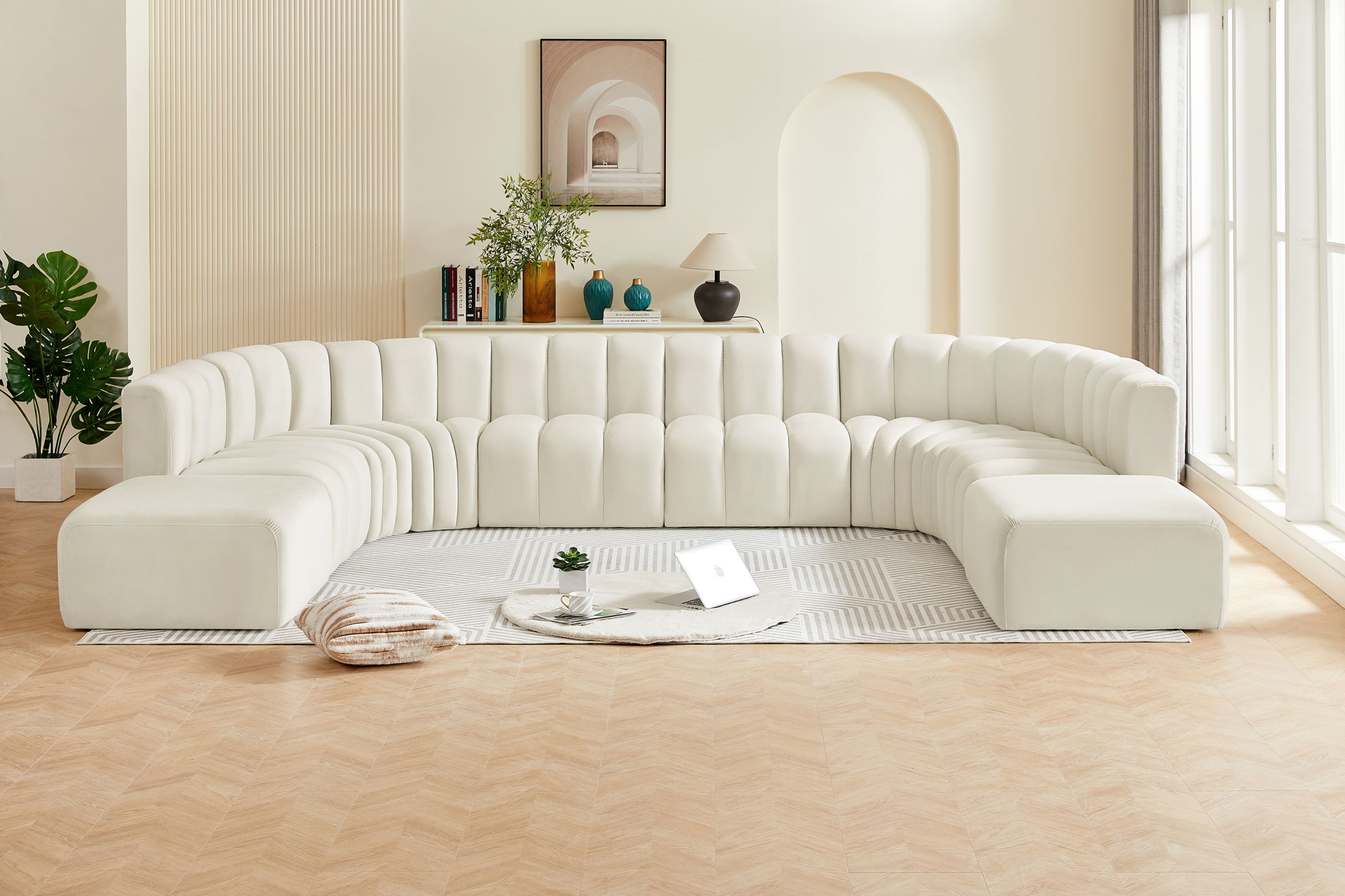 Arc - Velvet Modular Sectional - Urban Living Furniture (Los Angeles, CA)