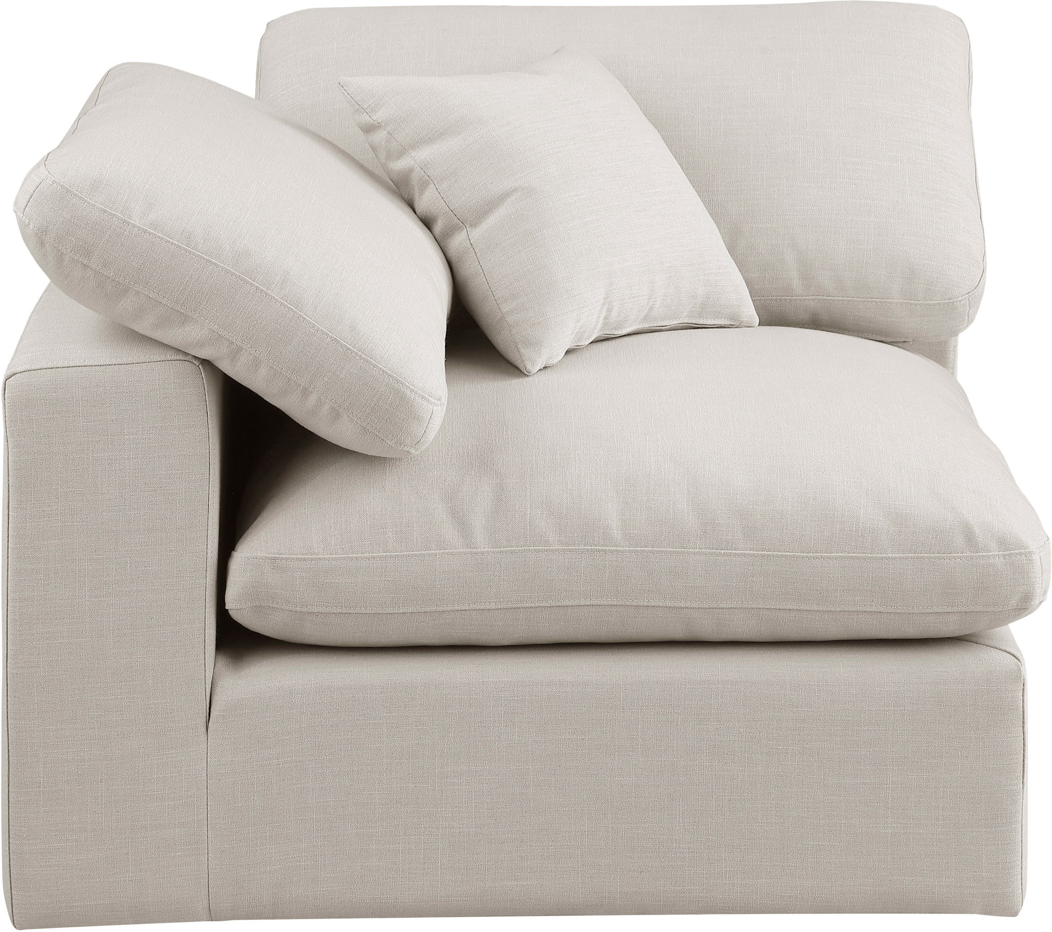 Comfy - Linen Corner Chair - Urban Living Furniture (Los Angeles, CA)