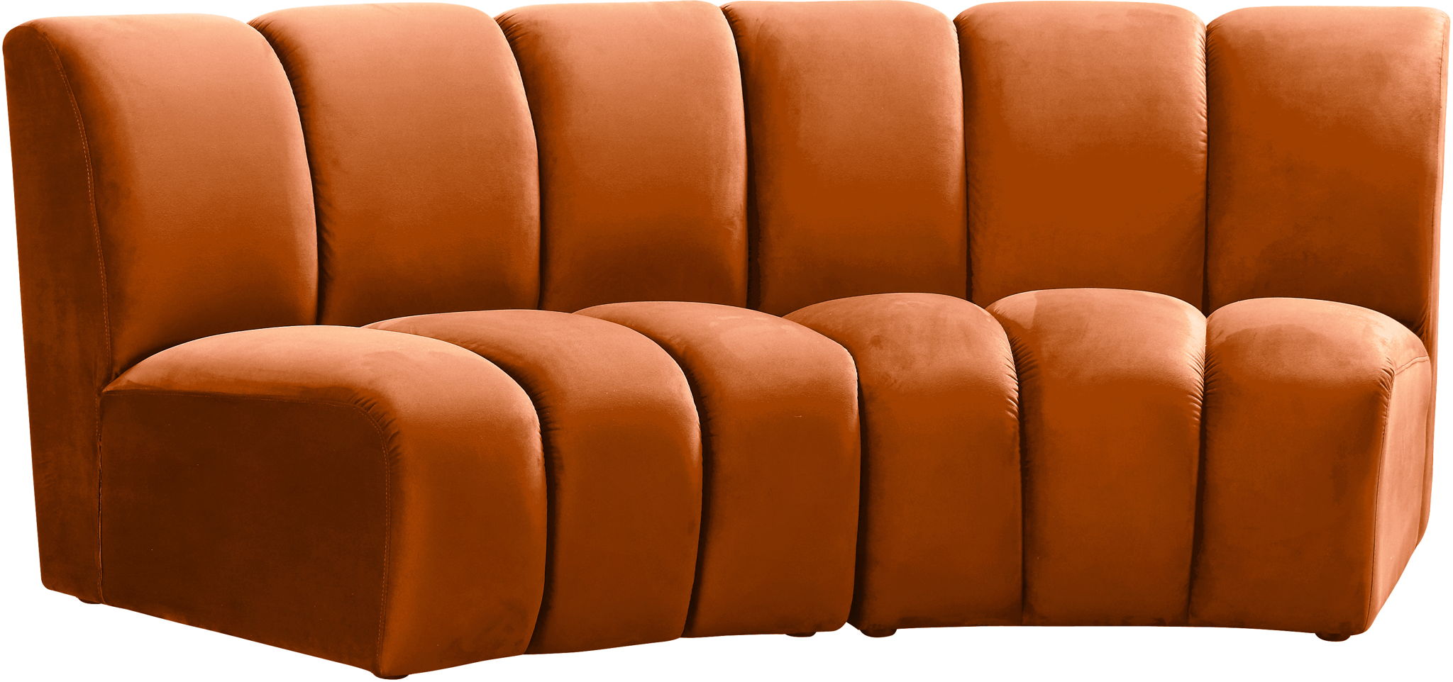 Infinity - 2 Piece Velvet Modular Sectional - Urban Living Furniture (Los Angeles, CA)