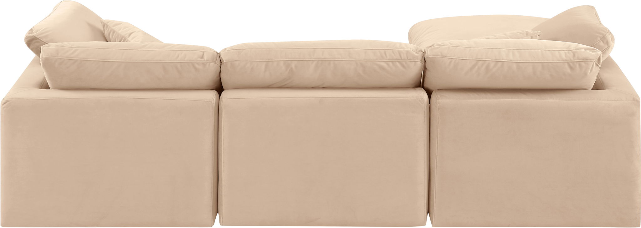 Indulge - Velvet 4 Piece Modular Sectional With Chaise - Urban Living Furniture (Los Angeles, CA)