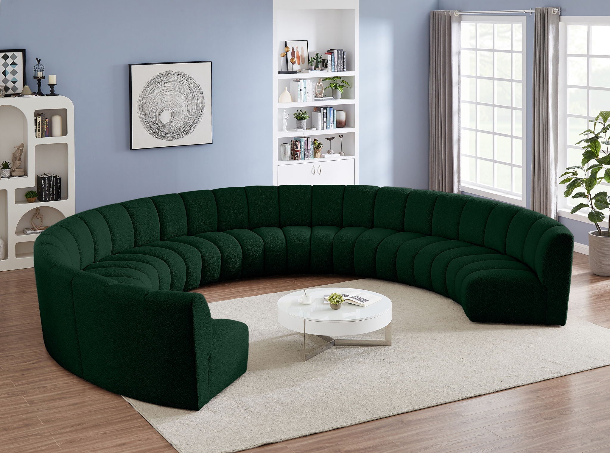 Infinity - 9 Piece Boucle Modular Sectional