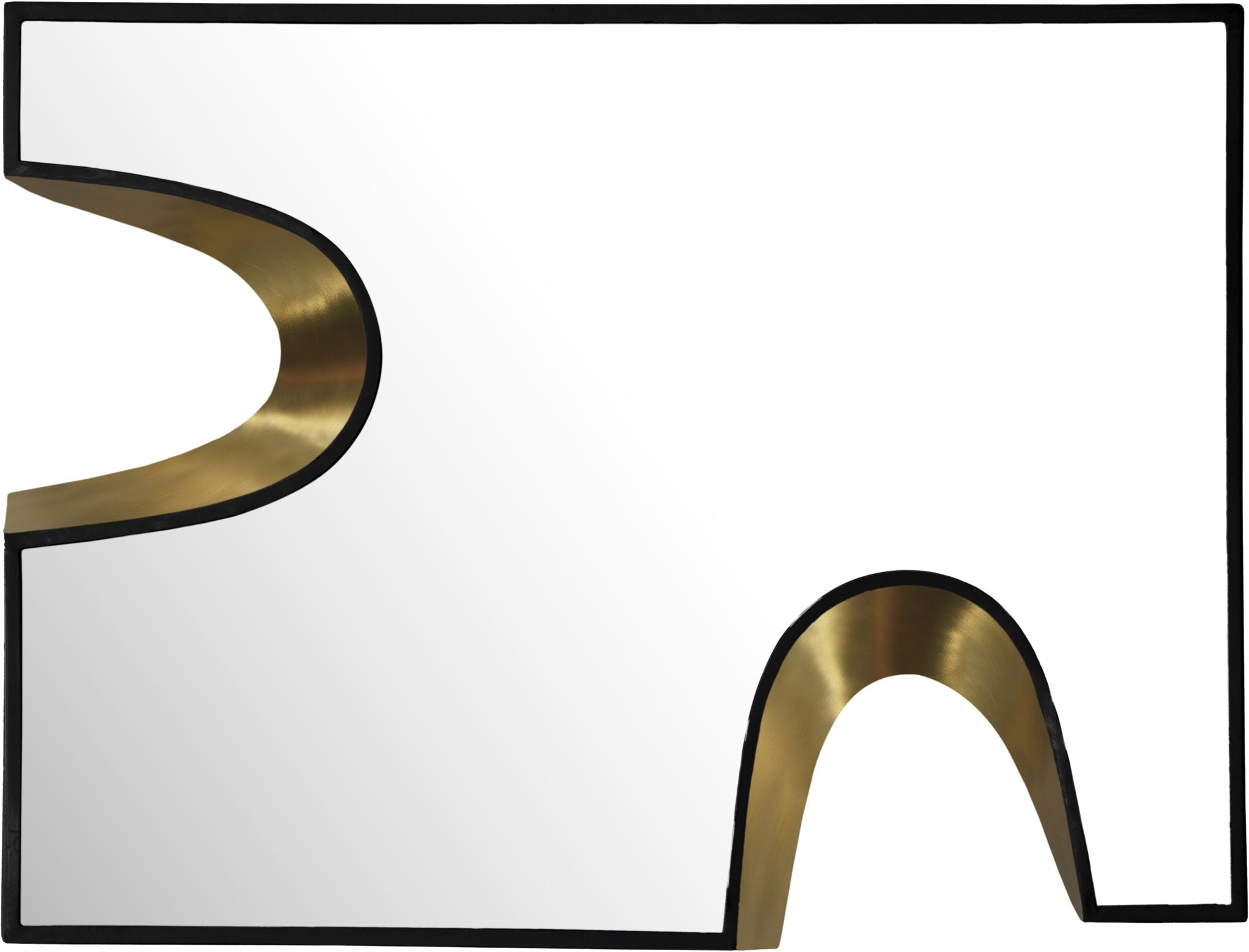 Soleil - Mirror With Gold Accent