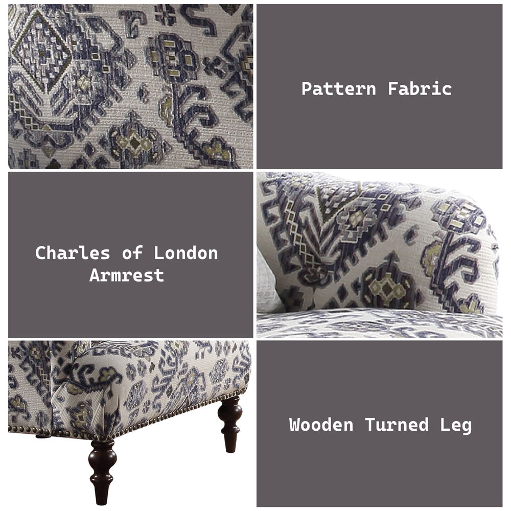 Saira - Chair - Pattern Fabric - Urban Living Furniture (Los Angeles, CA)