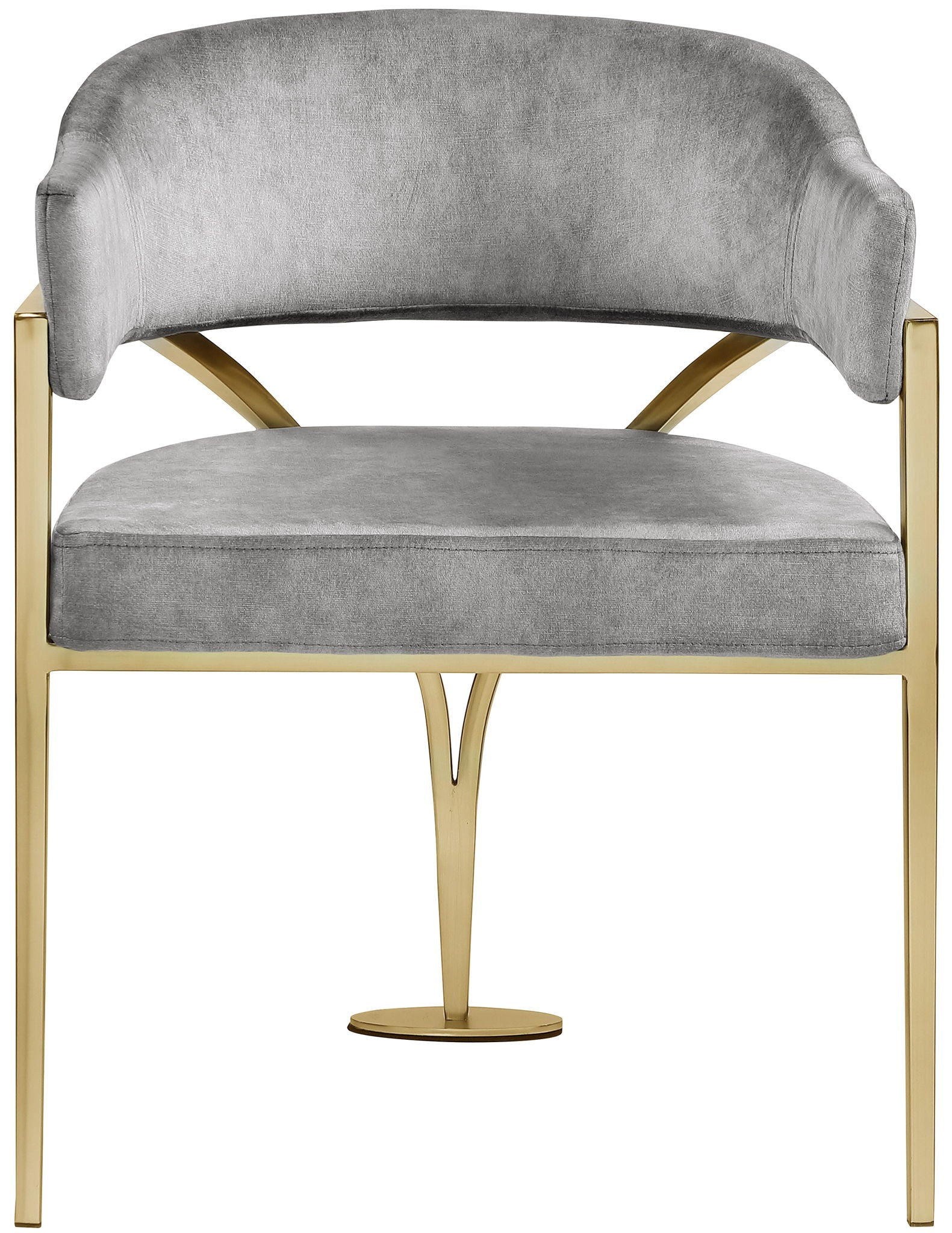 Madelyn - Dining Chair (Set of 2) - Brushed Brass - Urban Living Furniture (Los Angeles, CA)