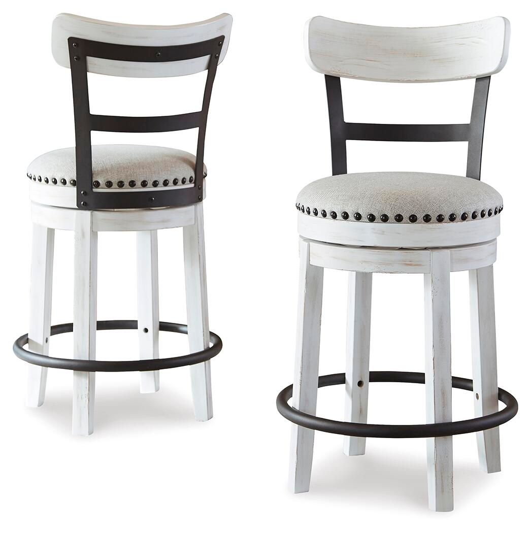 Valebeck - Full Back Swivel Stool - Urban Living Furniture (Los Angeles, CA)