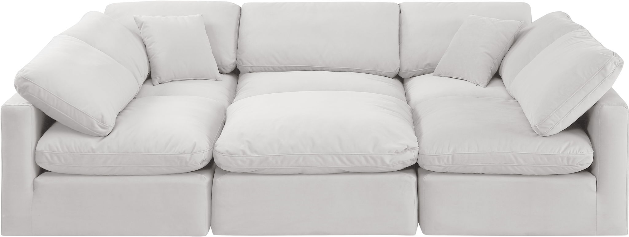 Indulge - Velvet 6 Piece Modular Sectional - Urban Living Furniture (Los Angeles, CA)