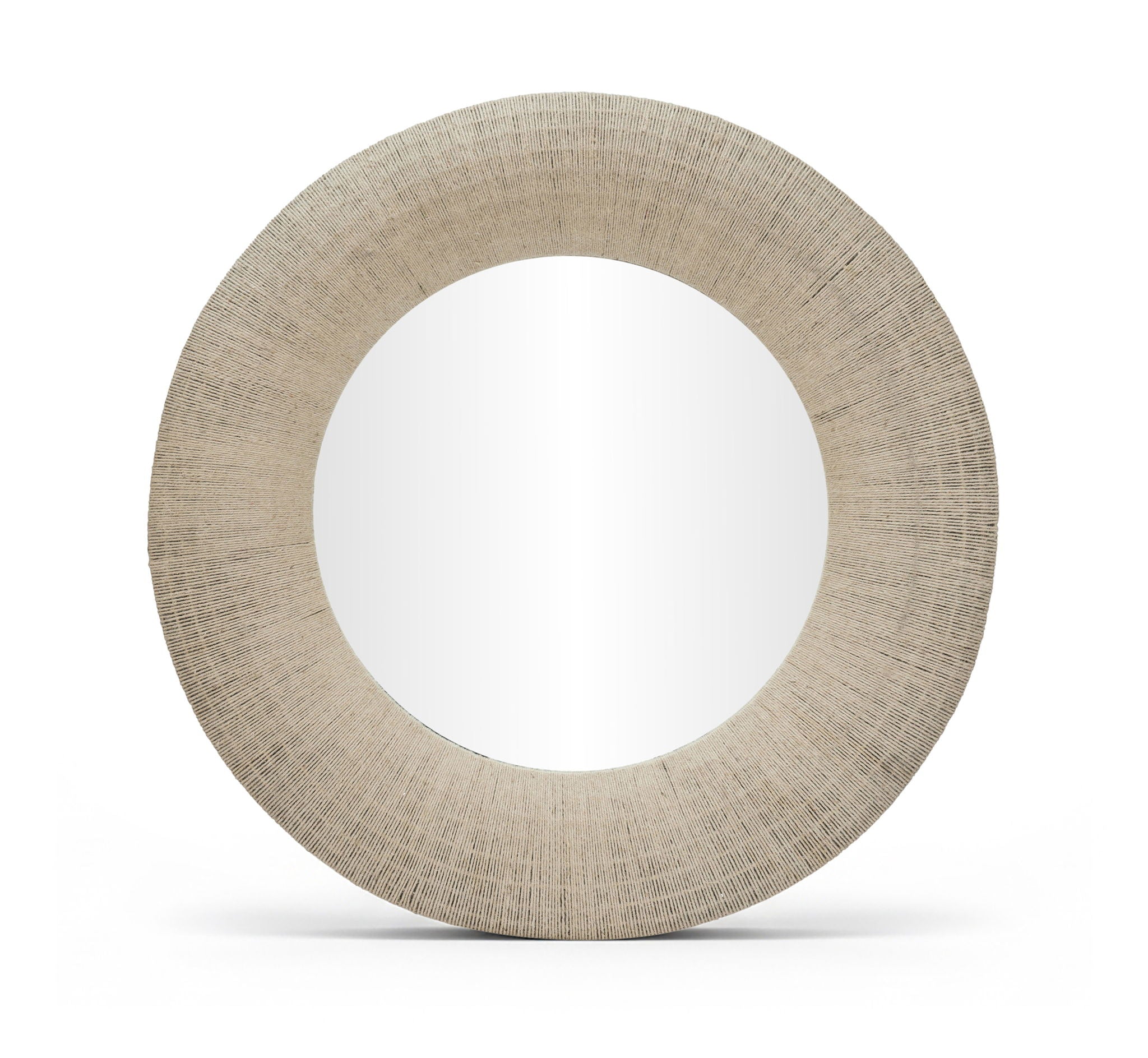 Meadow - Round Jute Rope Framed Mirror - Urban Living Furniture (Los Angeles, CA)
