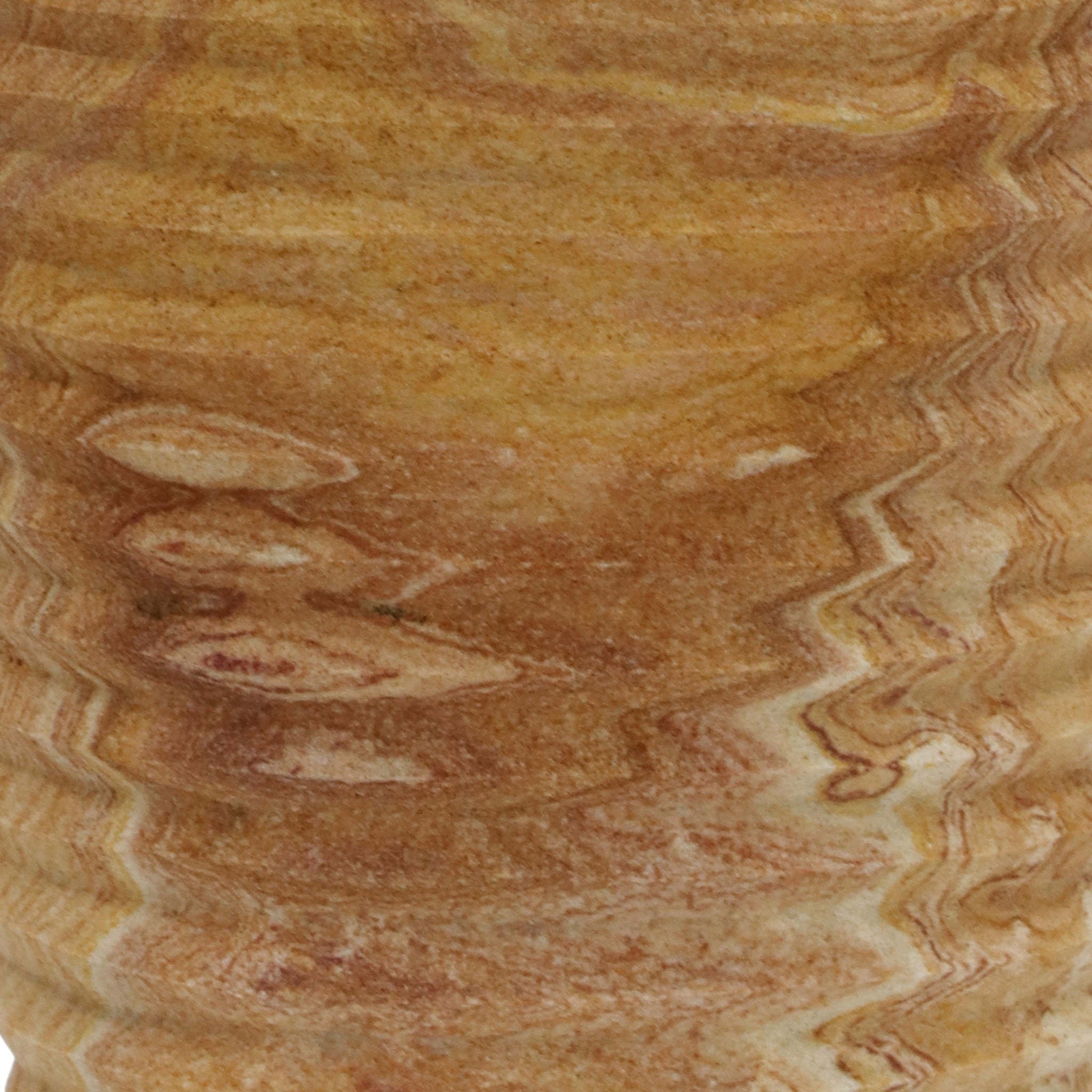 Saava - Ribbed Stone Vase In Sandstone - Natural - Urban Living Furniture (Los Angeles, CA)