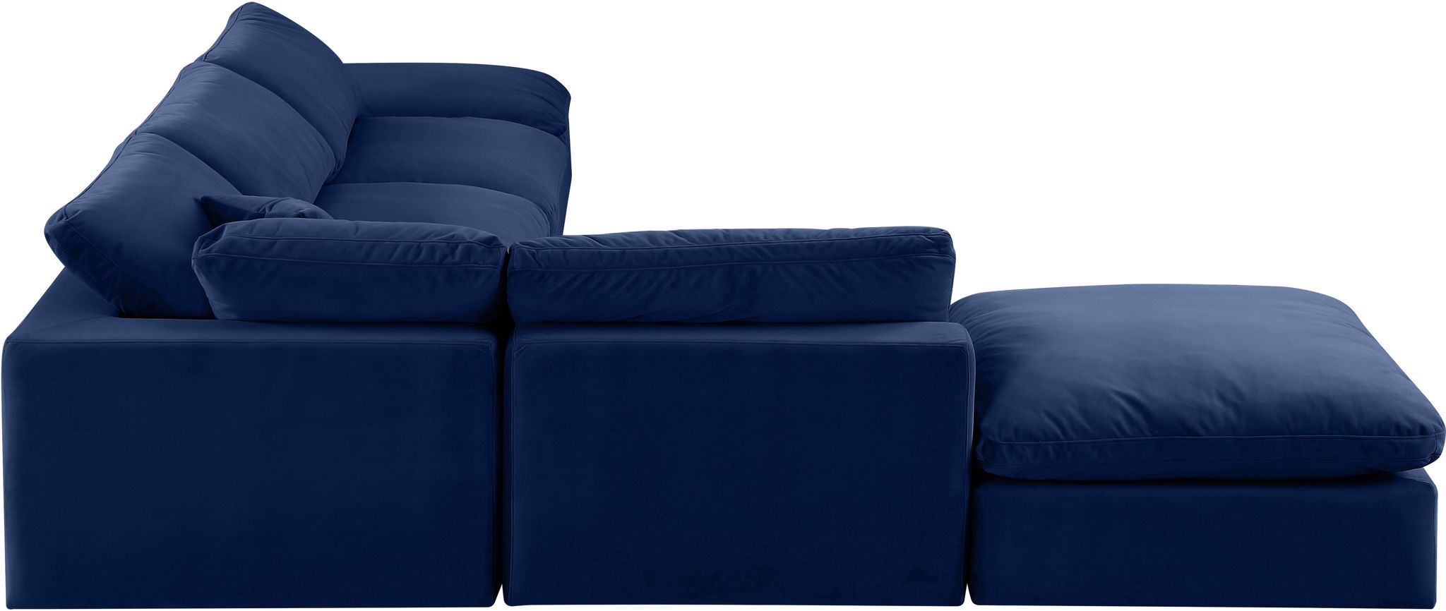 Comfy - 6 Piece Velvet Modular Sectional - Urban Living Furniture (Los Angeles, CA)