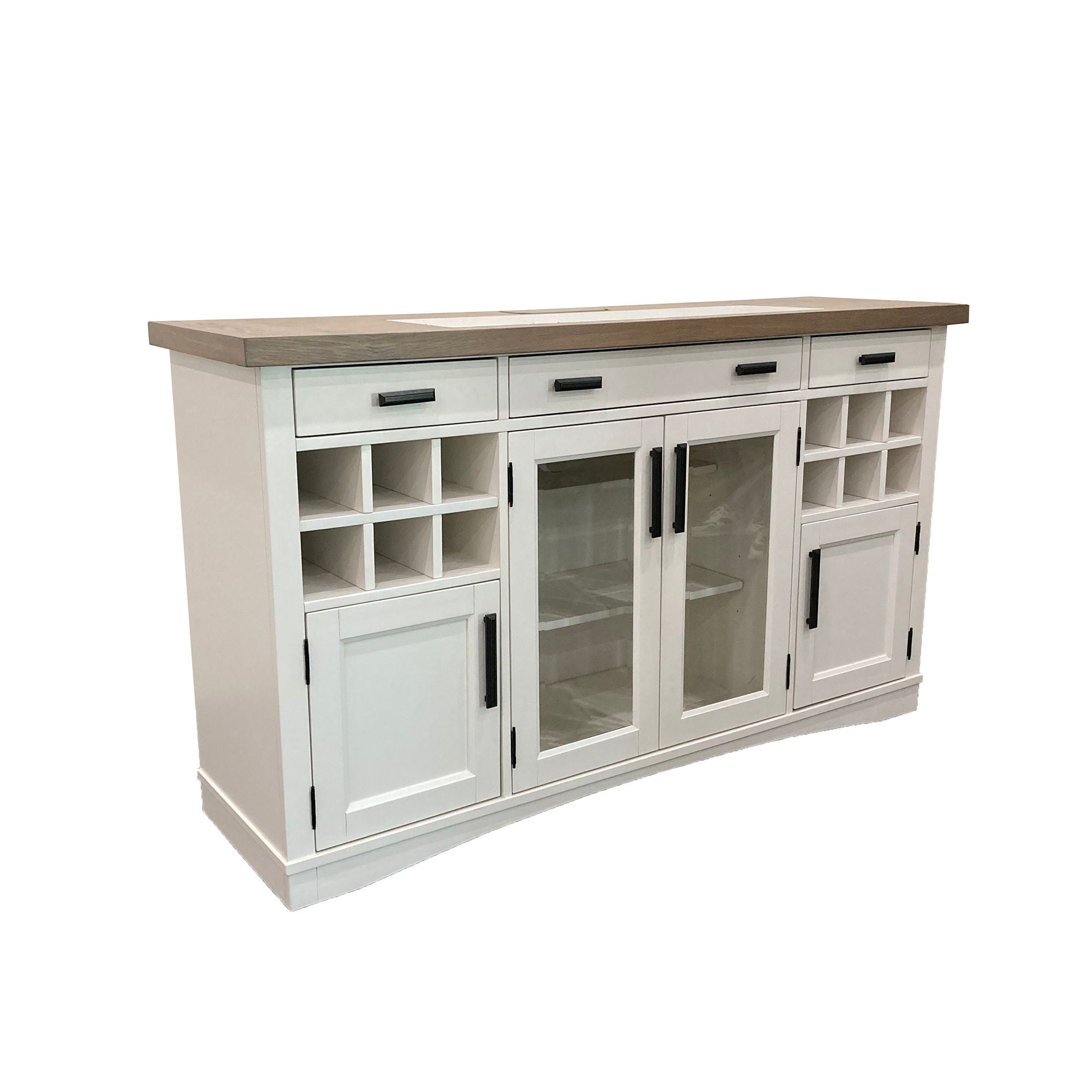Americana Modern Dining - Buffet Server With Quartz Insert - Cotton - Urban Living Furniture (Los Angeles, CA)
