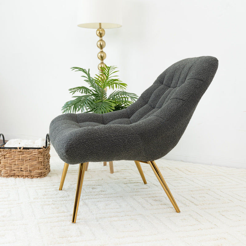 Aubrey - French Boucle Lounge Chair - Urban Living Furniture (Los Angeles, CA)