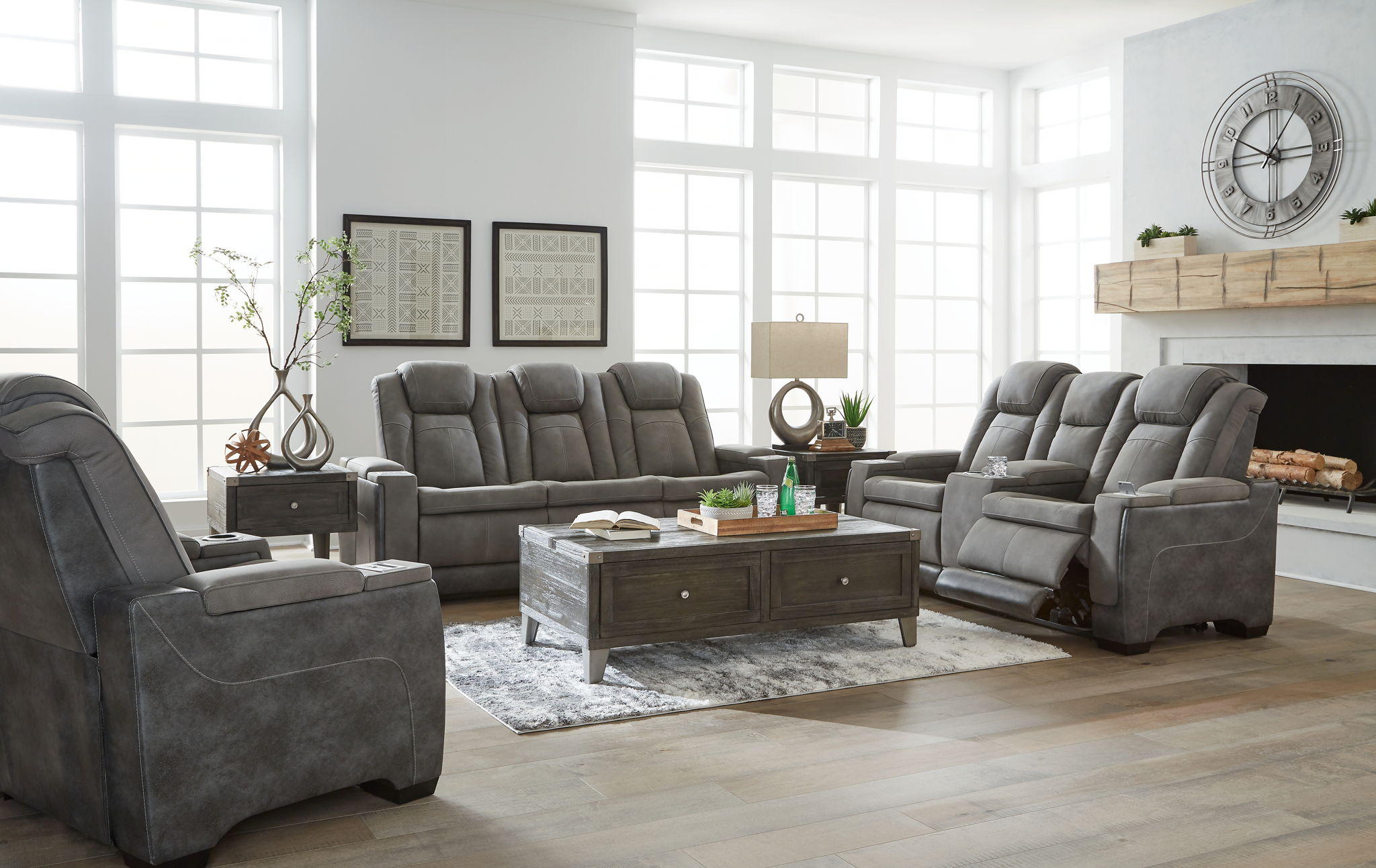 Next-Gen Durapella - Power Reclinering Living Room Set - Urban Living Furniture (Los Angeles, CA)