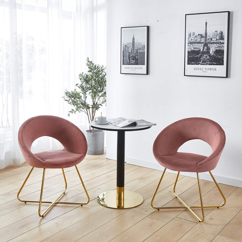 Modern Accent Velvet Lounge Chair