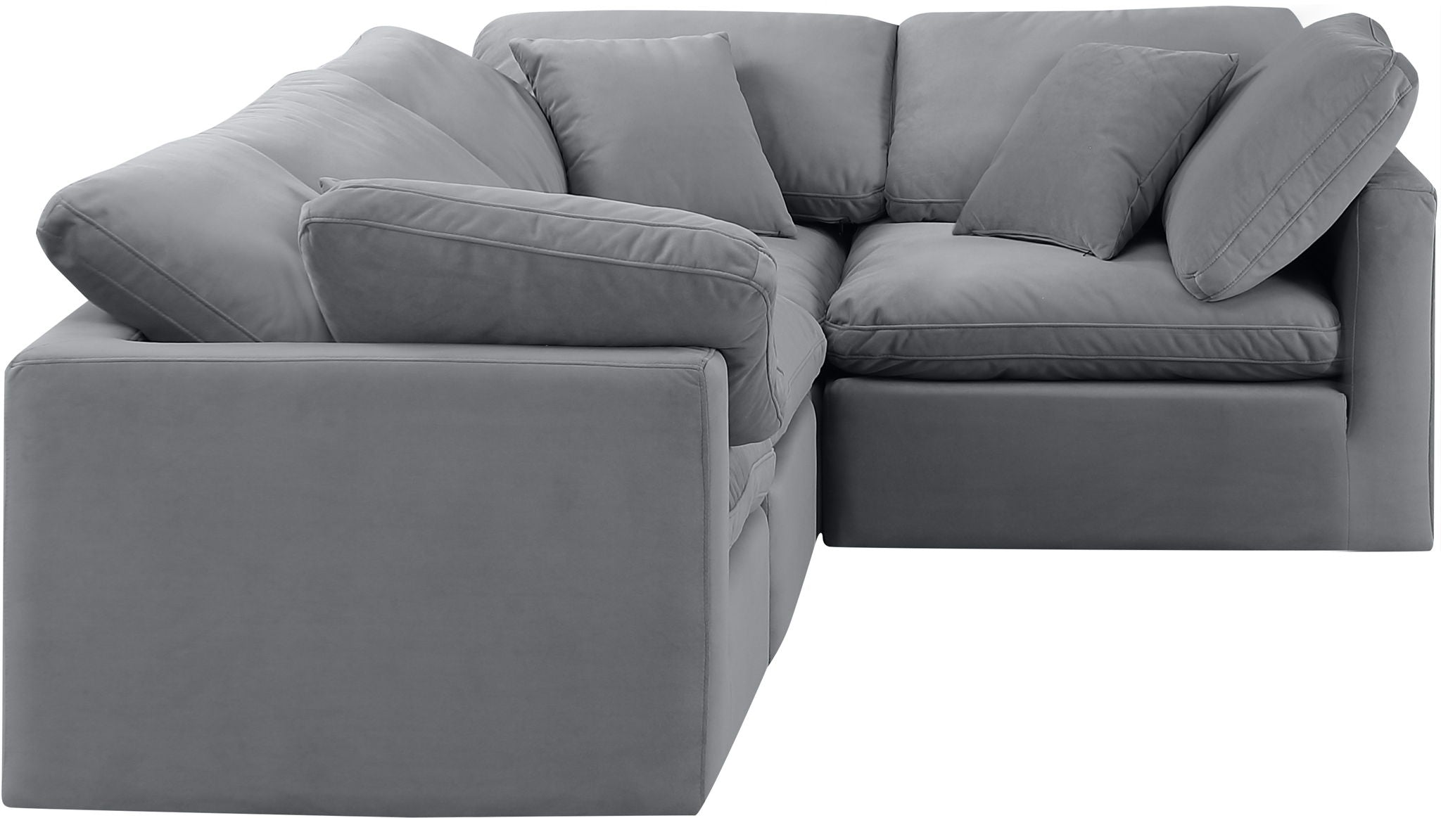Indulge - Velvet 4 Piece Modular Corner Sectional - Urban Living Furniture (Los Angeles, CA)