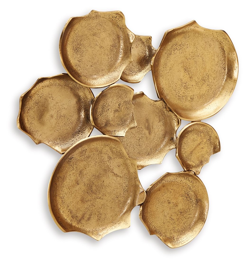 Gageton - Antique Gold Finish - Wall Decor - Urban Living Furniture (Los Angeles, CA)
