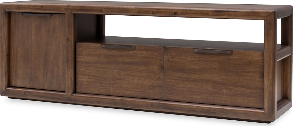 Sol - 74" Media Console - Brown Spice