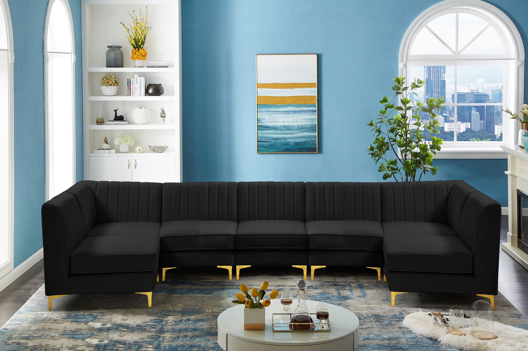 Alina - 7 Piece Modular Sectional - Urban Living Furniture (Los Angeles, CA)