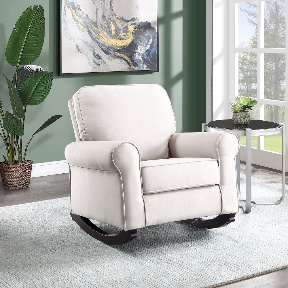 Elvin - Rocking Chair - Beige Fabric - Urban Living Furniture (Los Angeles, CA)