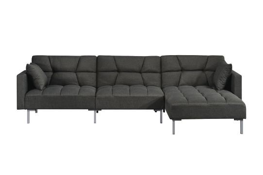 Duzzy - Sectional Sofa - Dark Gray Fabric - Urban Living Furniture (Los Angeles, CA)