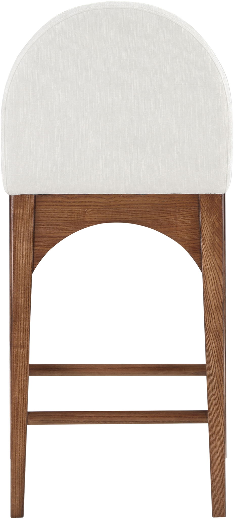Waldorf - Chenille Stool With Brown Legs - Urban Living Furniture (Los Angeles, CA)