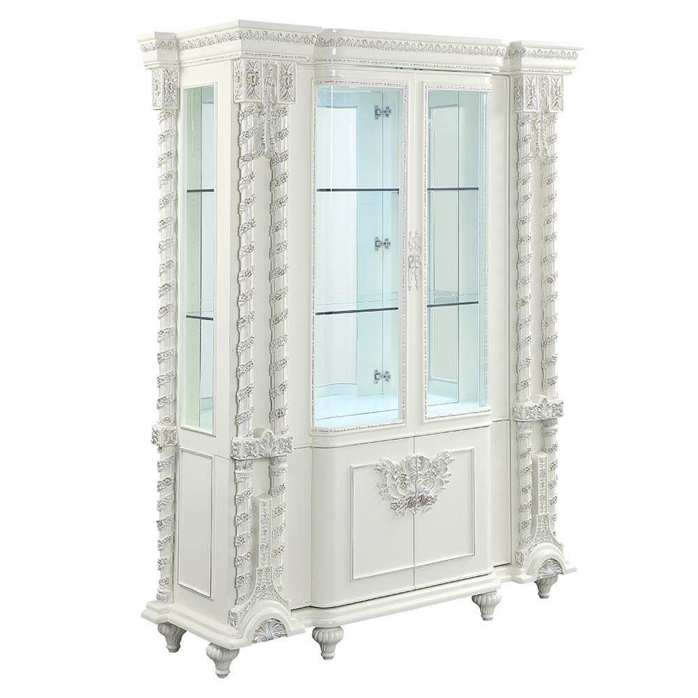 Vanaheim - Curio - Antique White Finish - Urban Living Furniture (Los Angeles, CA)