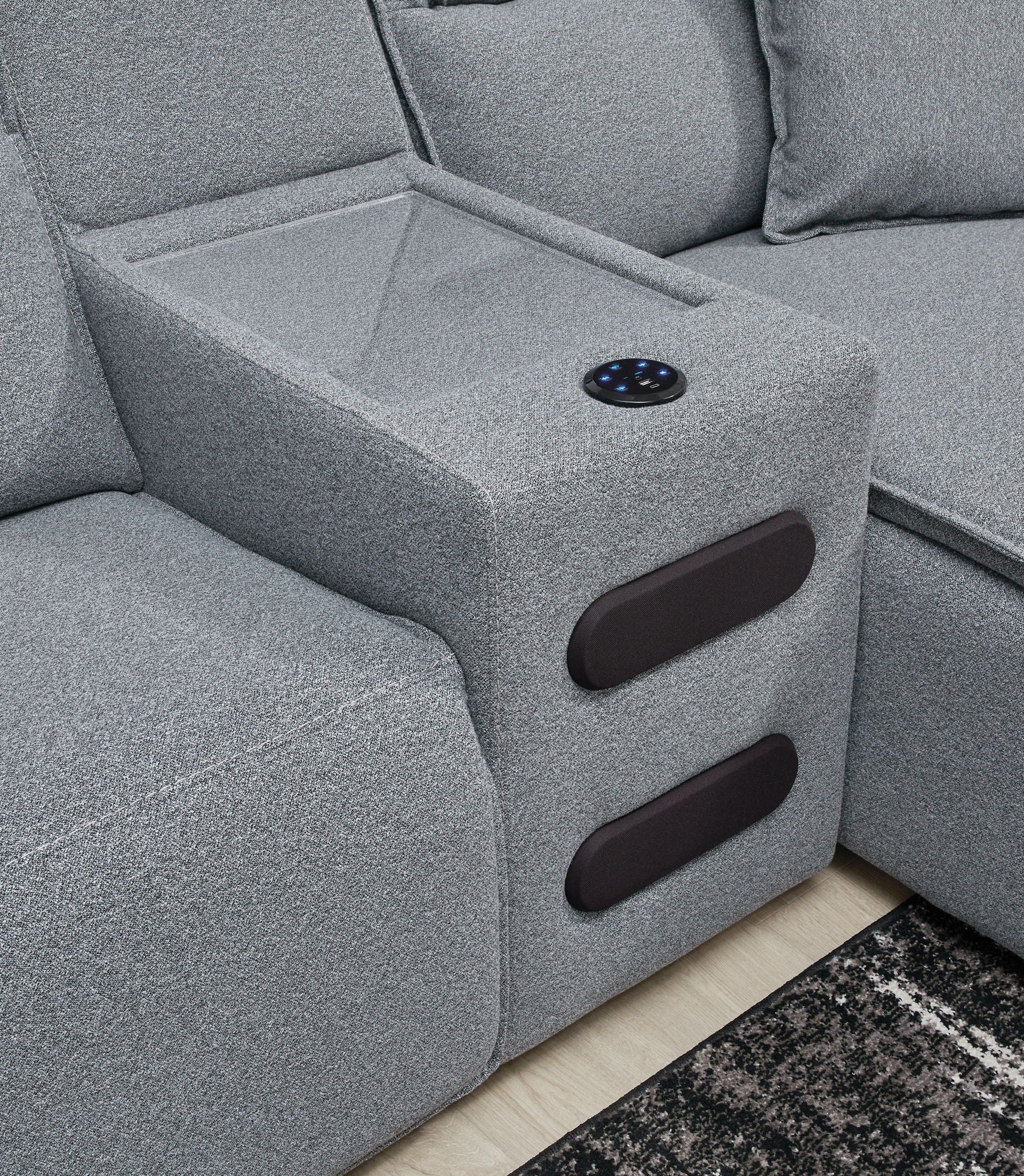 ModMax II - Salt And Pepper - Reclining Sectional - Urban Living Furniture (Los Angeles, CA)