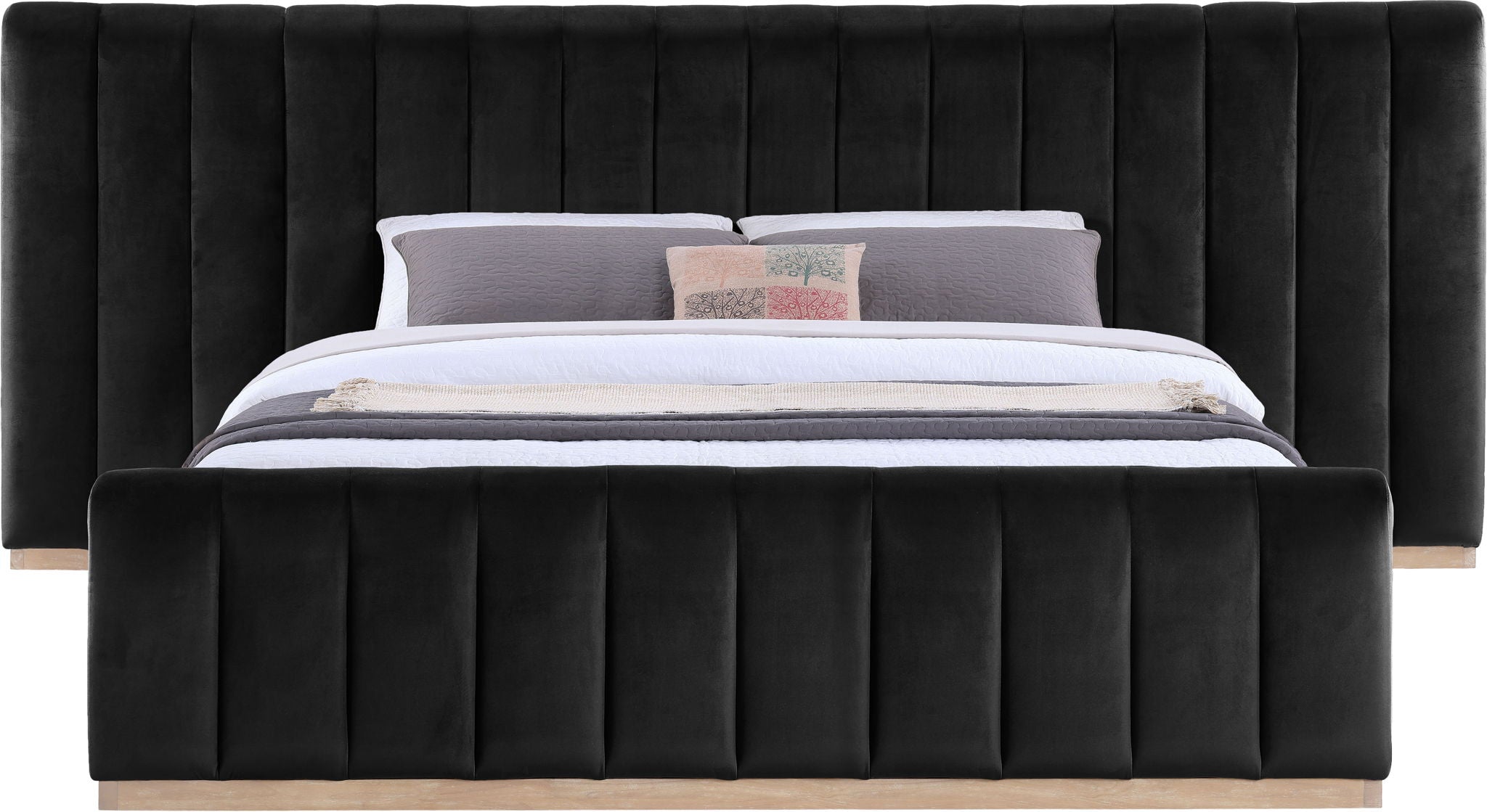 Amara - Velvet Upholstered Bed - Urban Living Furniture (Los Angeles, CA)