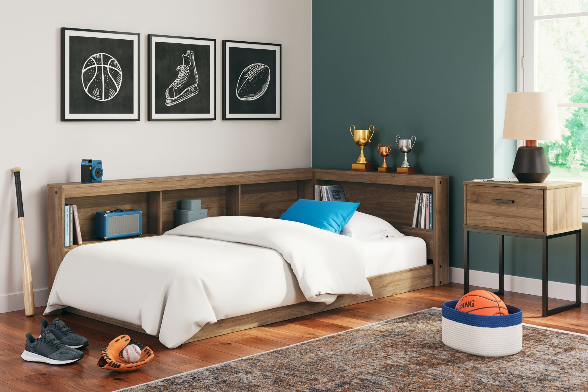 Deanlow - Bookcase Storage Bed - Urban Living Furniture (Los Angeles, CA)