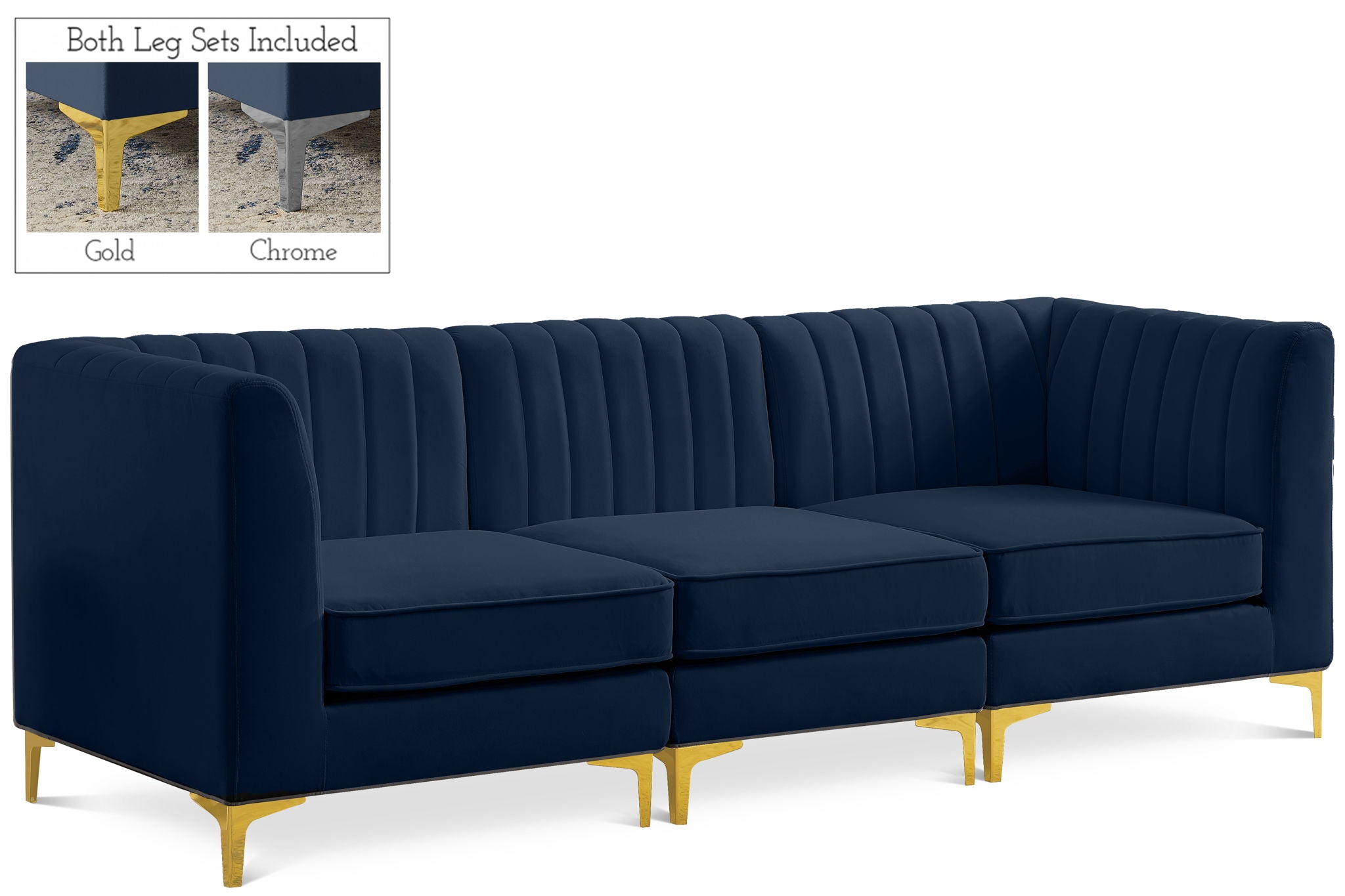 Alina - 3 Piece Modular Sectional - Urban Living Furniture (Los Angeles, CA)