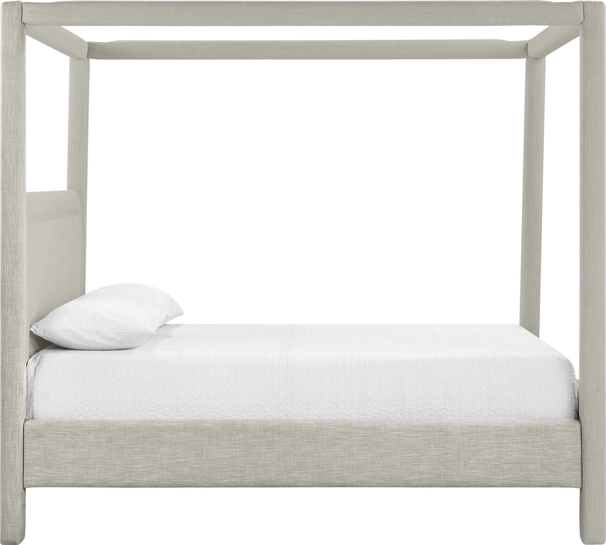 Salina - Linen Textured Fabric Upholstered Bed - Urban Living Furniture (Los Angeles, CA)